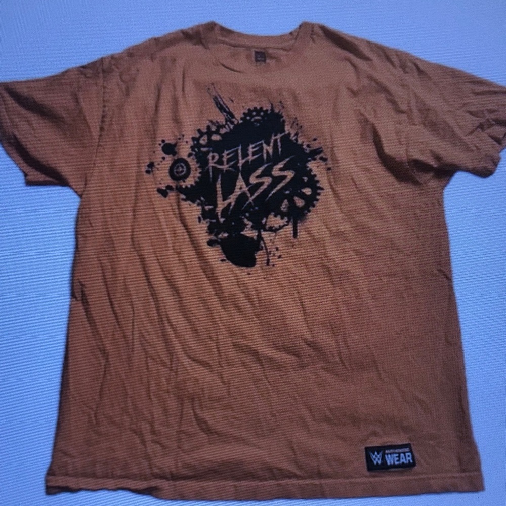 WWE Relentlass Graphic Tee - Brown